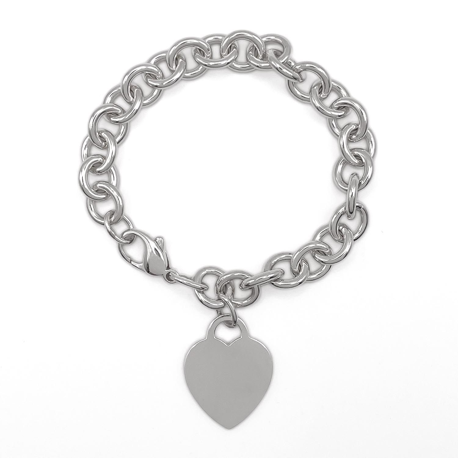 TIFFANY&Co. ティファニー リターントゥ ハートタグ ブレスレット SV925 シルバー 新品仕上済 レディース 【中古】 24,750円