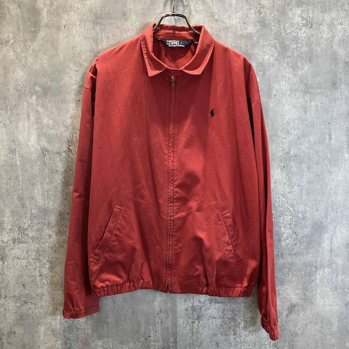 POLO RALPH LAUREN ブルゾン スイングトップ レッド size L ポロラルフローレン