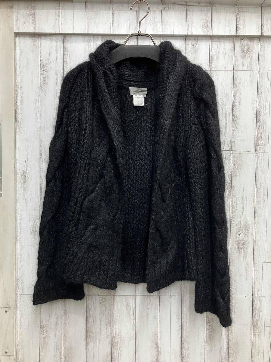 archive/ YOHJI YAMAMOTO FEMME/長袖カーディガン・アンサンブル/モヘアライク織カーディガン