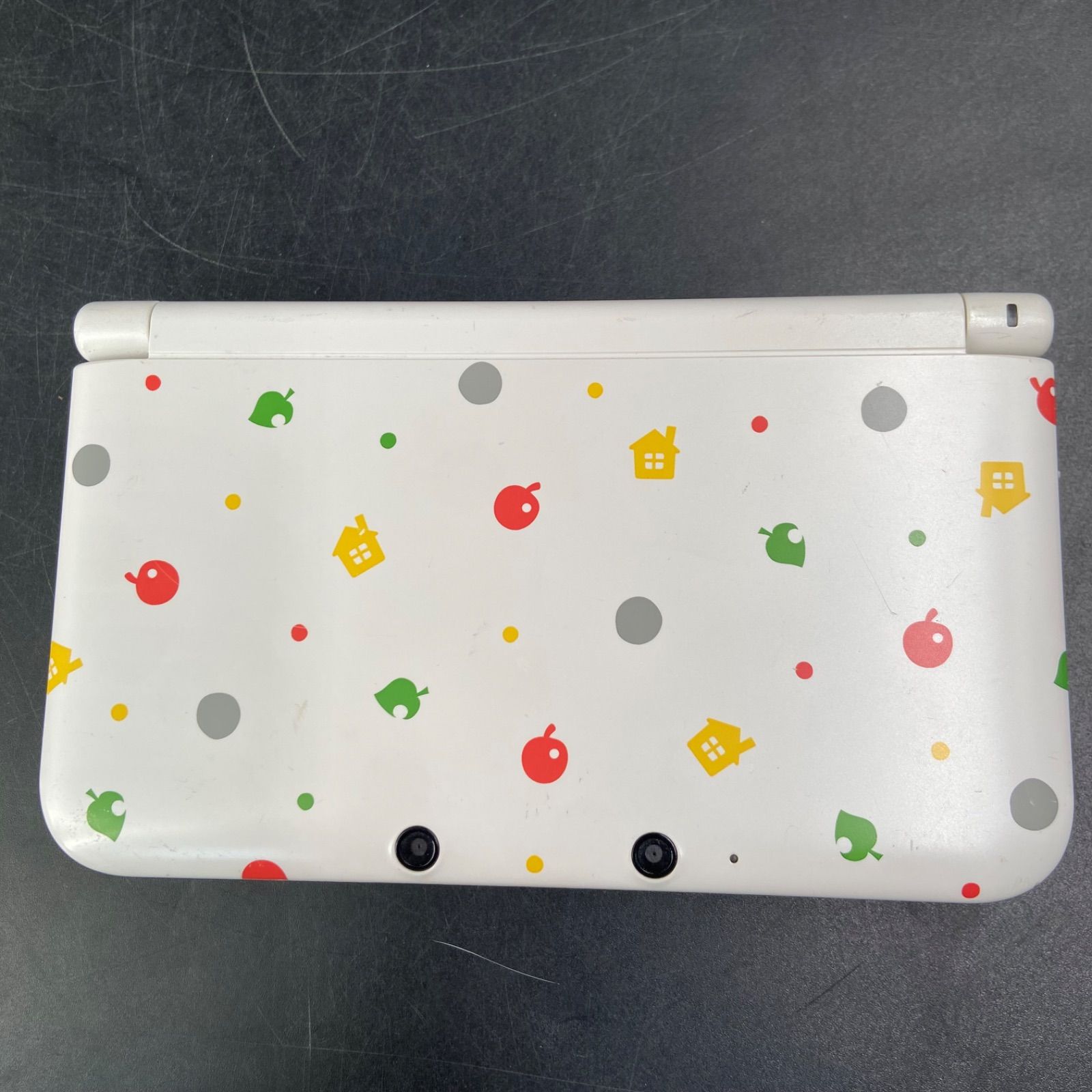 【東8】N6 ニンテンドー3DS LL とびだせ どうぶつの森パック ジャンク 現状