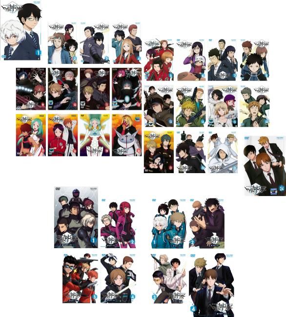 ワールドトリガー(32枚セット)1st シーズン 全 24 巻 + 2nd 全 4 巻 + 3rd 全 4 巻【全巻セット アニメ 中古 DVD】ケース無:: レンタル落ち
