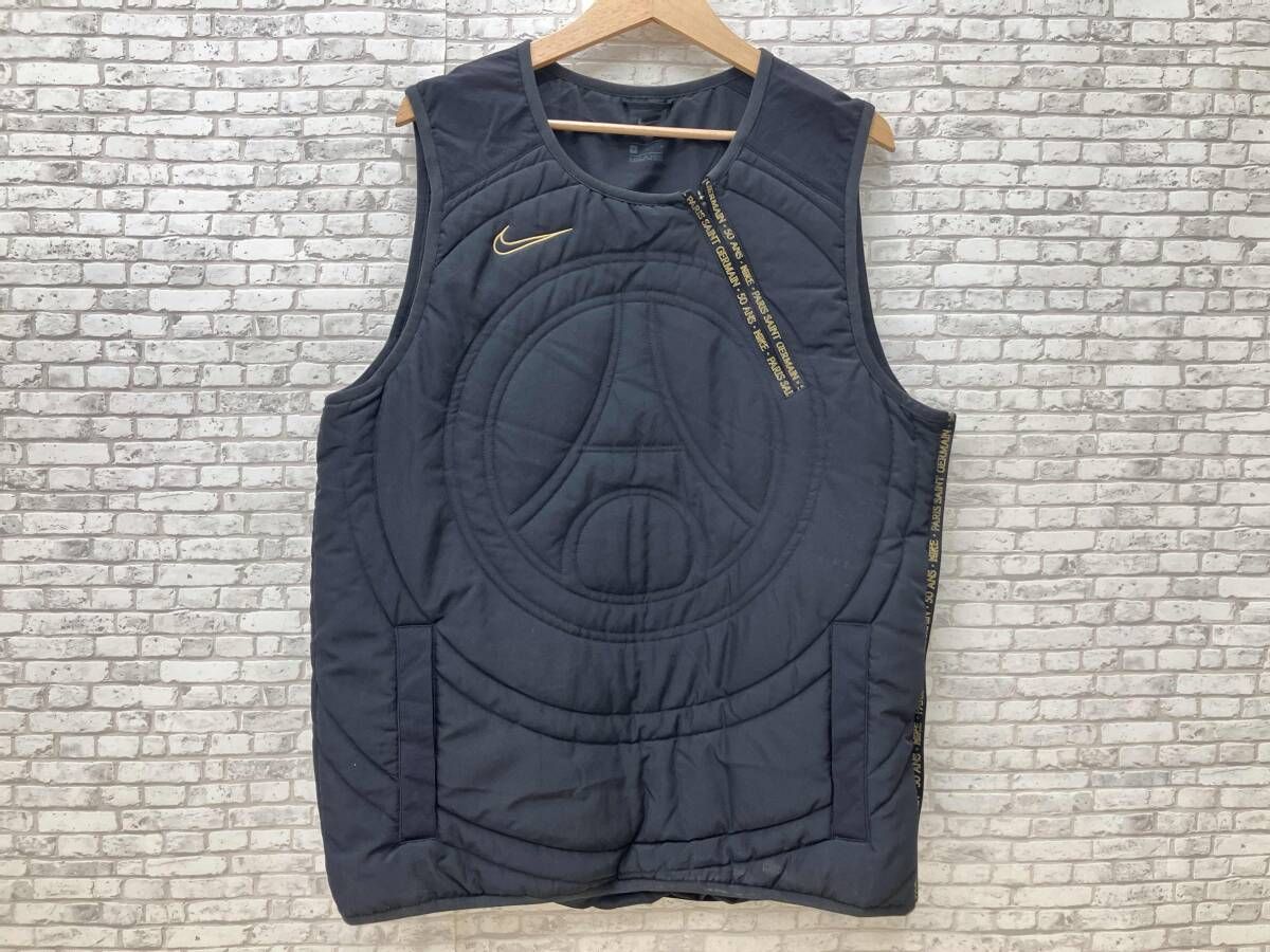 NIKE ナイキ PSG Paris Saint-Germain パリ サンジェルマン50周年 中綿ベスト Gilet CT3907-010 サイズM ブラック 6,968円