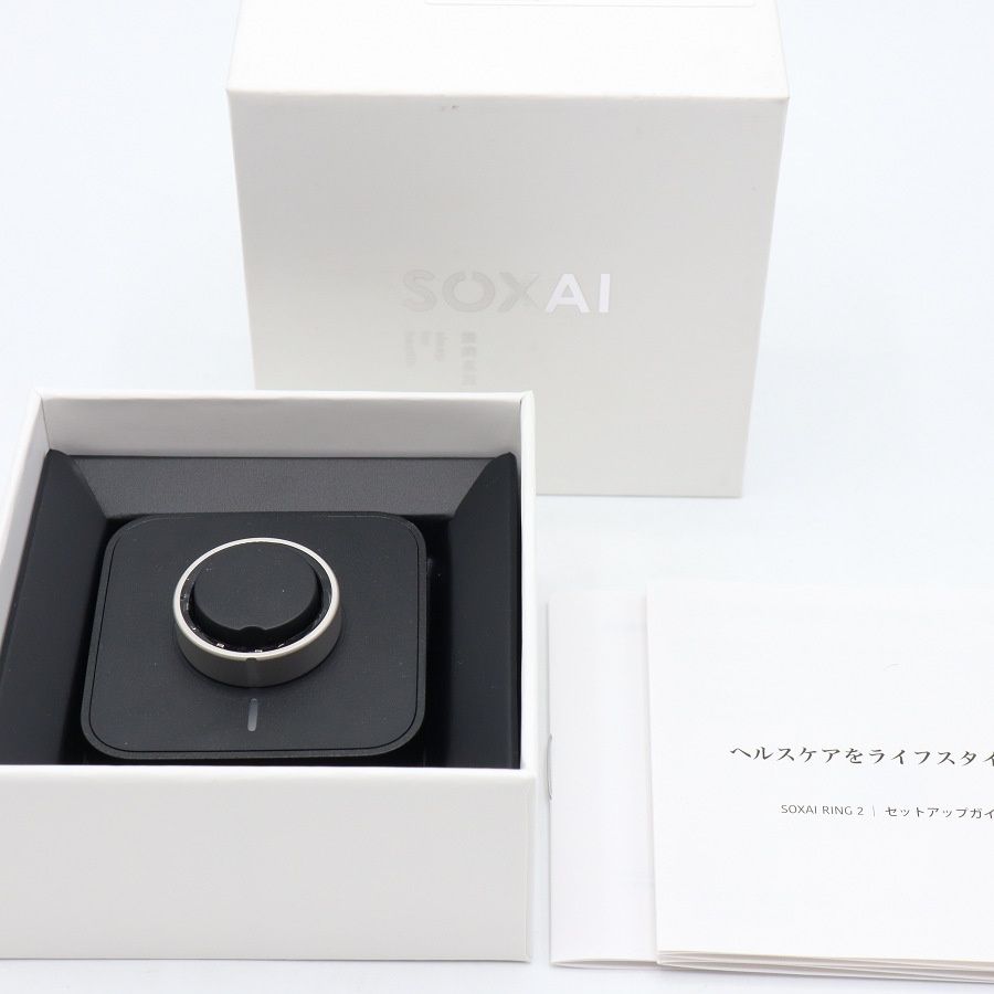 【美品】SOXAI RING 2 マットシルバー 18号 SOXAIRING2MSL18 スマートリング ソクサイリング 本体