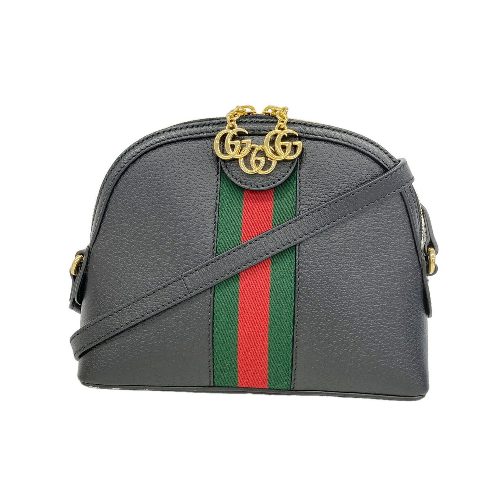 グッチ(Gucci) グッチ ショルダーバッグ オフィディア シェリーライン 499621 レザー ブラック レディース