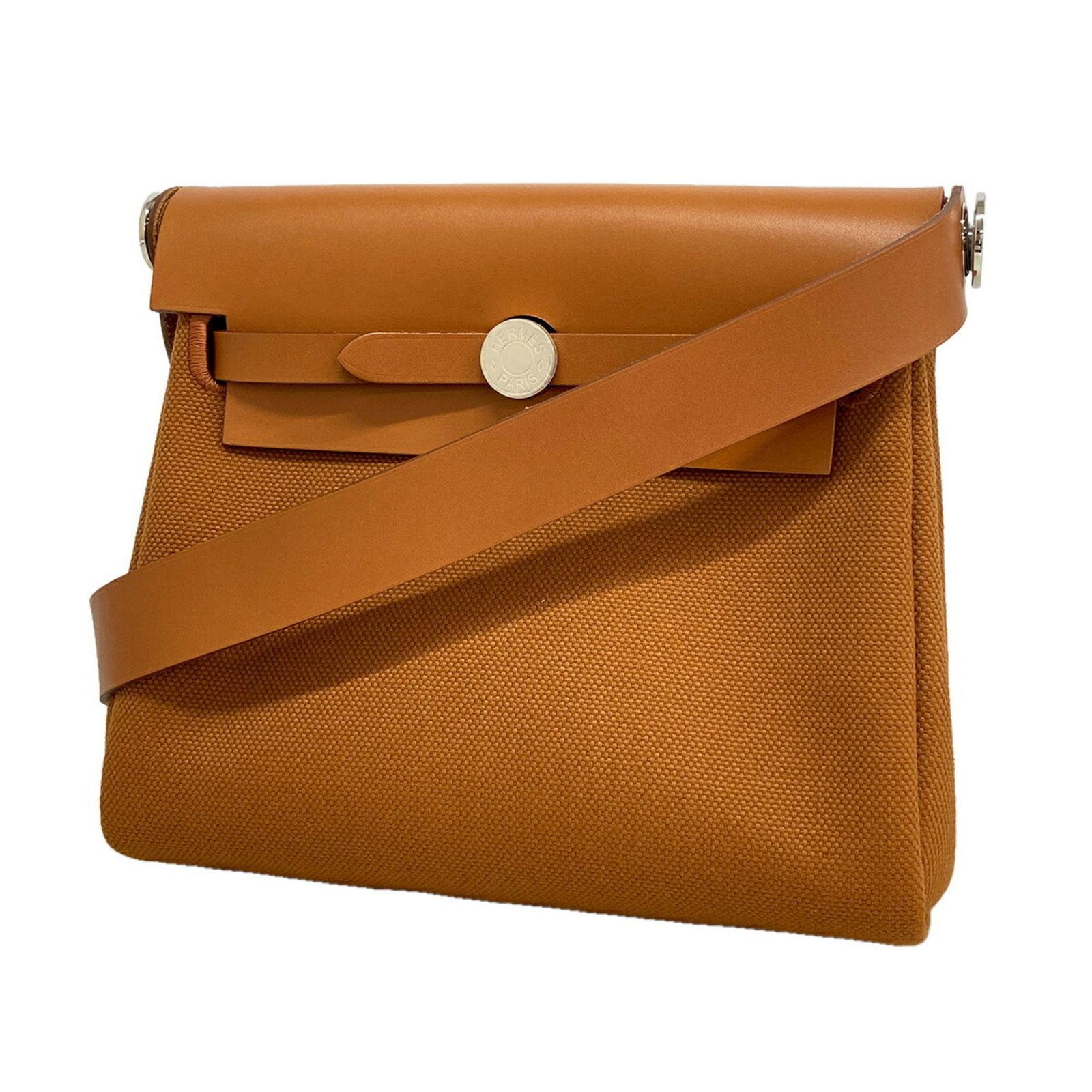 エルメス(Hermes) エルメス ショルダーバッグ エールバッグミニ トワルミリタリー ヴァッシュハンター フォーヴ G刻印レディース
