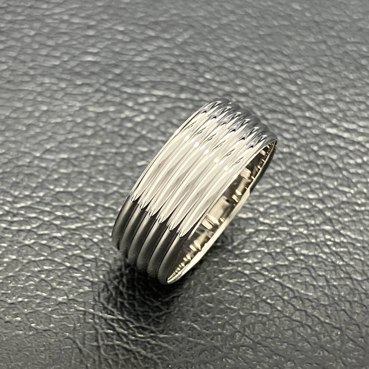 新品仕上済み デザイン リング Pt950 19.5号 7.6g プラチナ 指輪 85,116円
