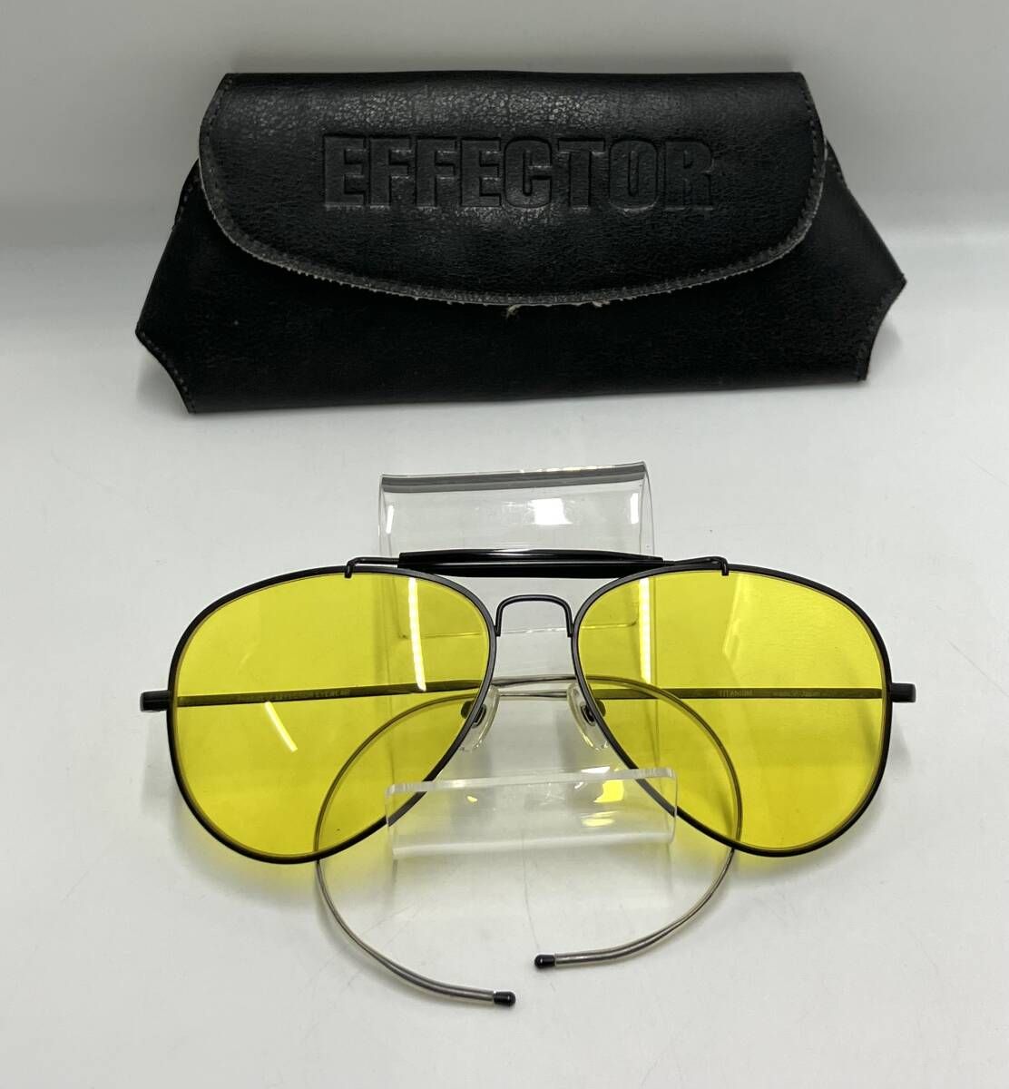 EFFECTOR エフェクター サングラス PATTON パットン ティアドロップ イエローレンズ