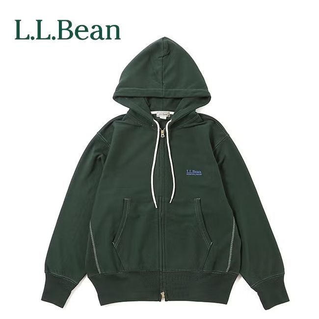 【新品】◇L.L.Bean JAPAN EDITION エルエルビーン ジャパン エディション ポーテージフルジップフーデッドスウェットシャツ メンズ ディープパイン
