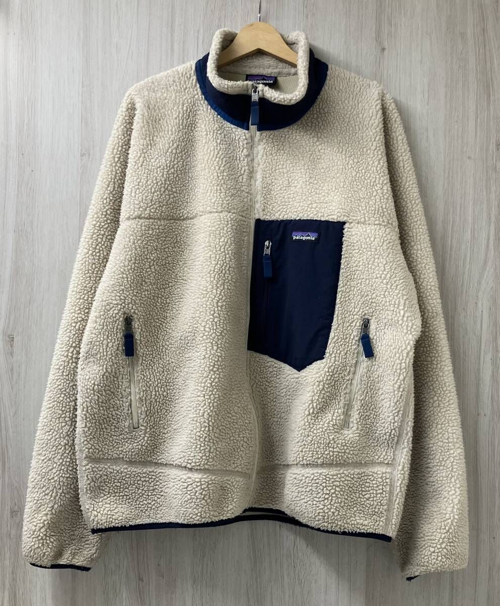 patagonia パタゴニア 23056 メンズ クラシック レトロX フリース ジャケット サイズXL ベージュ