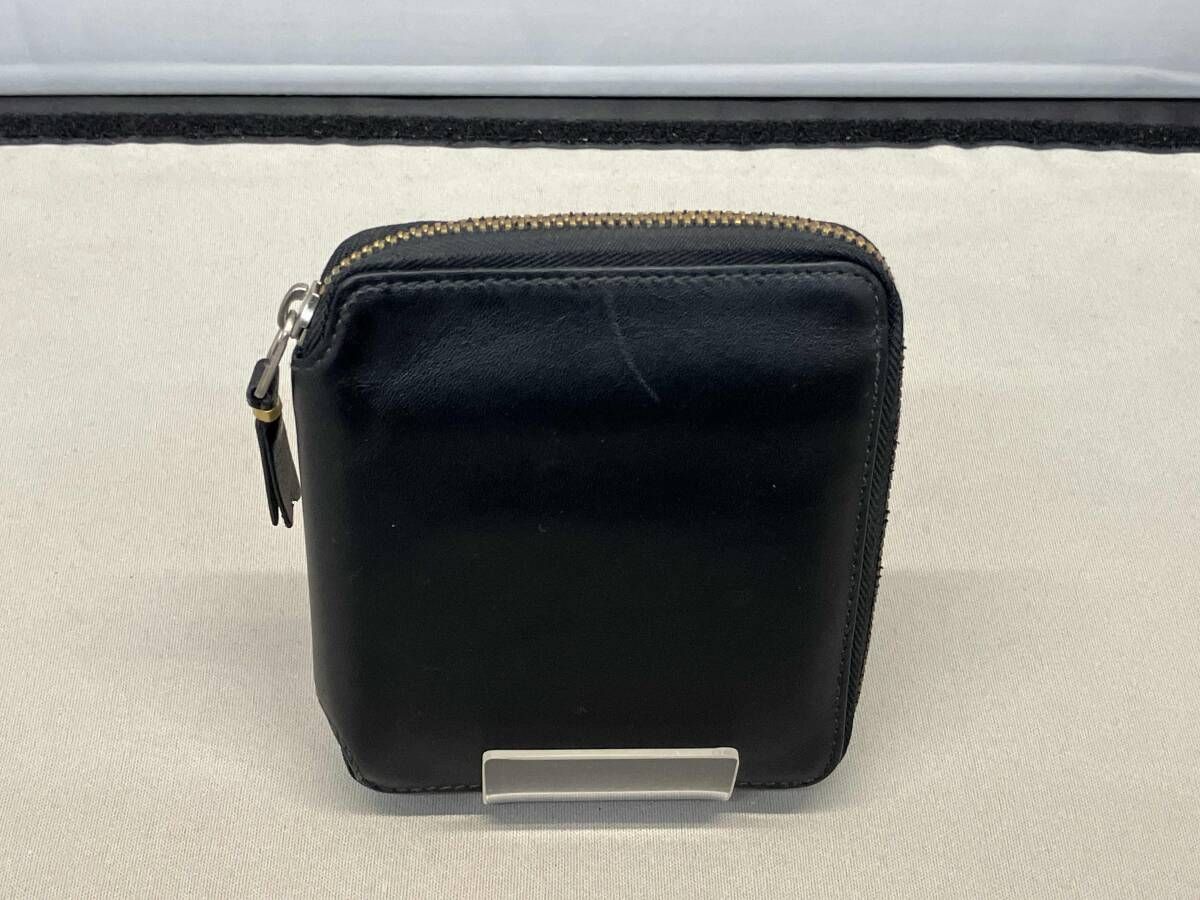 COMME des GARCONS コム•デ•ギャルソン コムデギャルソン 二つ折り財布 ブラック