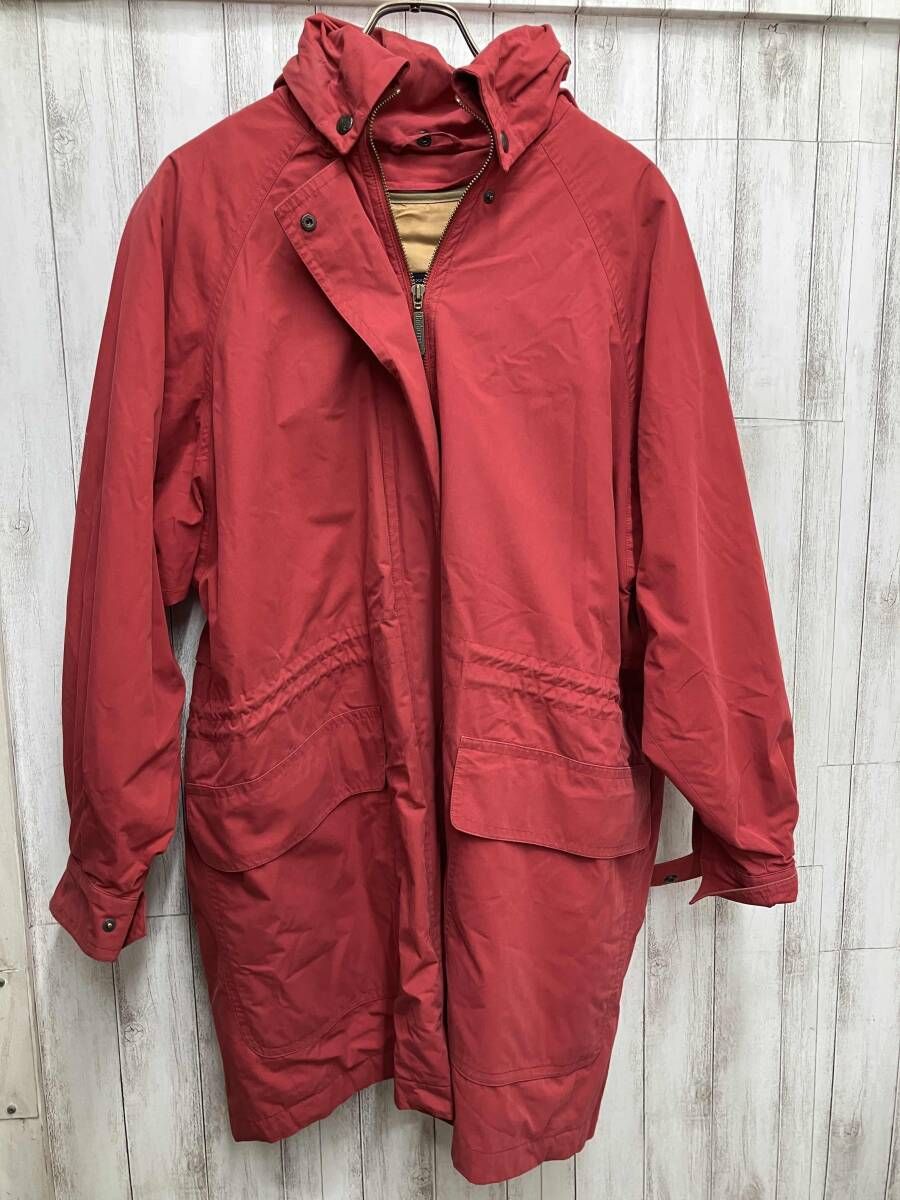 BURBERRY'S/その他コート／ライナー付きフーデッドコート レッド