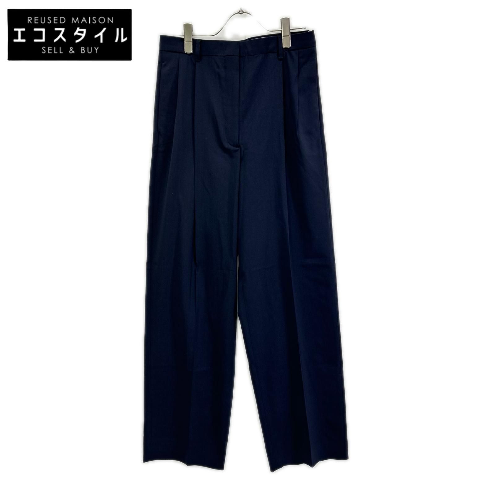 MIUMIU　ミュウミュウ　25年製 MP1914 Stretch Wool Wide-Leg Pant　38