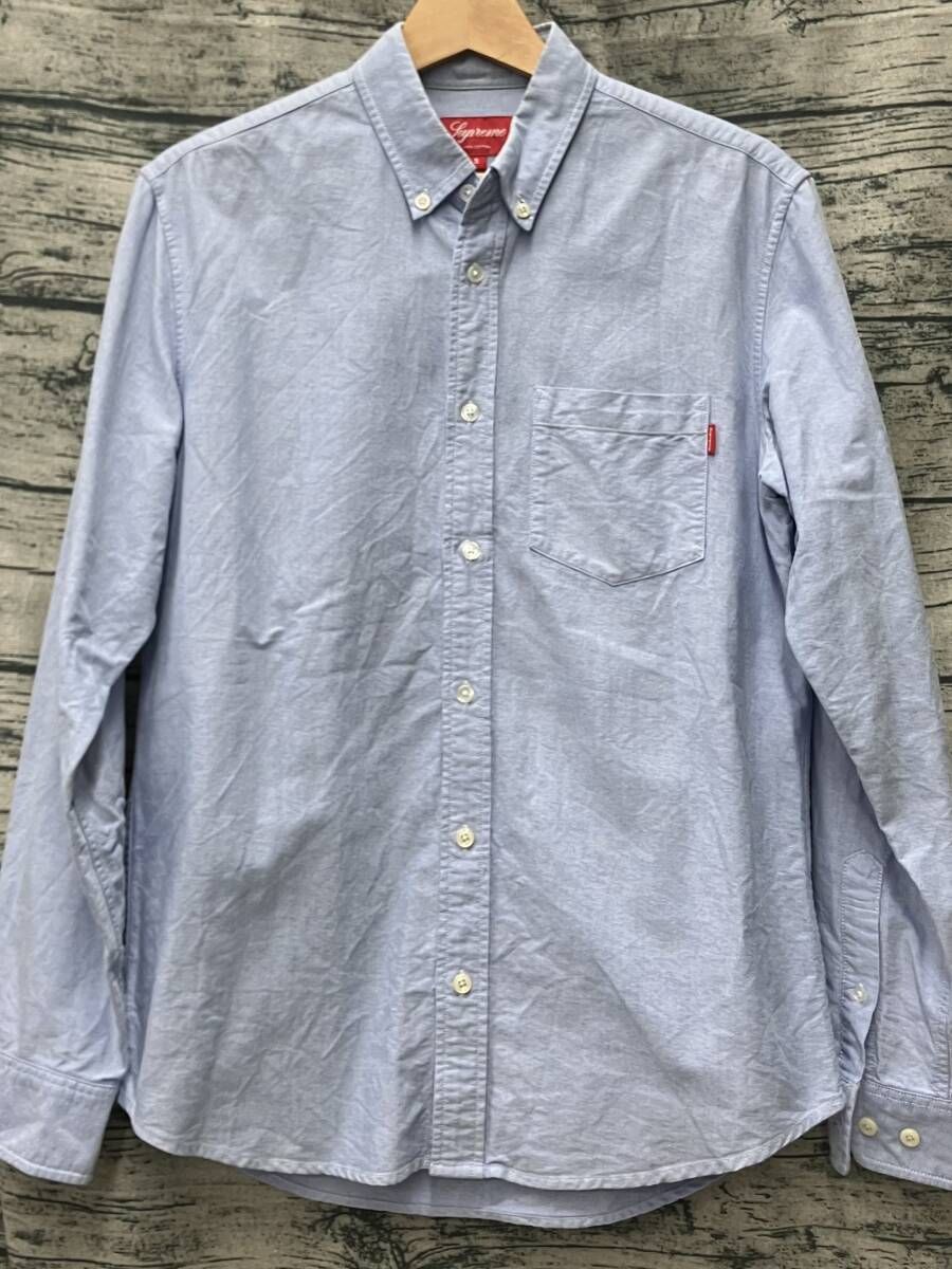 Supremeシュプリーム 長袖シャツ Sサイズ ブルー
