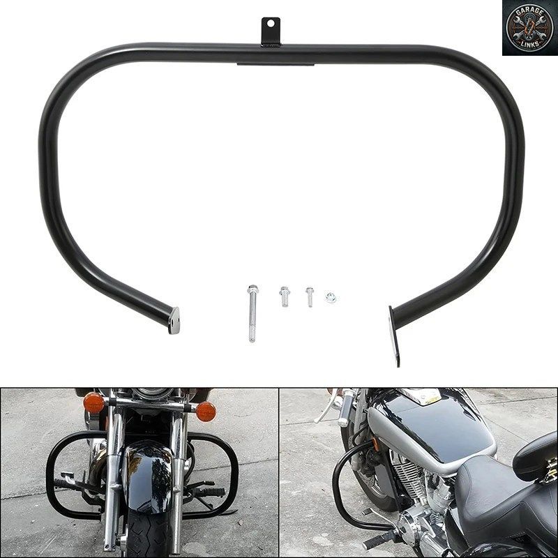 オートバイ 1 1/4 インチ ハイウェイ エンジン ガード クラッシュバー ホンダ VT750 OW エアロ 2004-2024 スピリット C2 シャフトドライブ