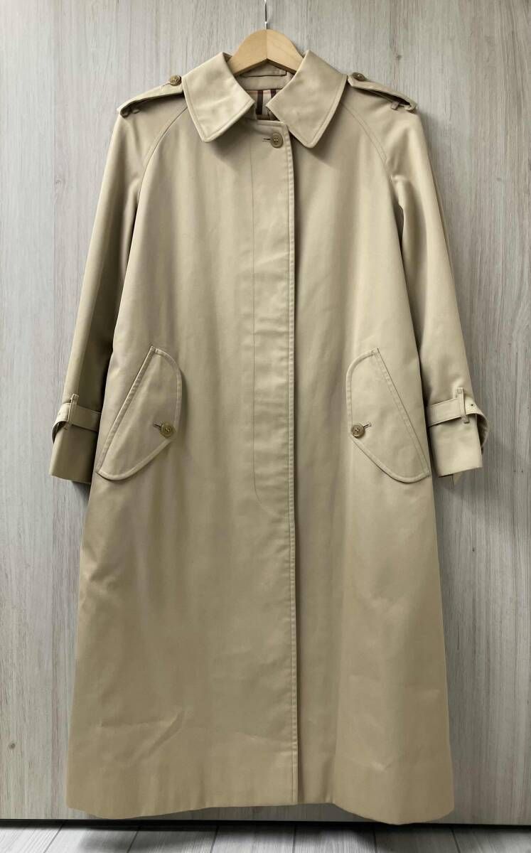 Burberrys バーバリーズ FD084-025-40 ベルト付き ステンカラーコート サイズM ベージュ