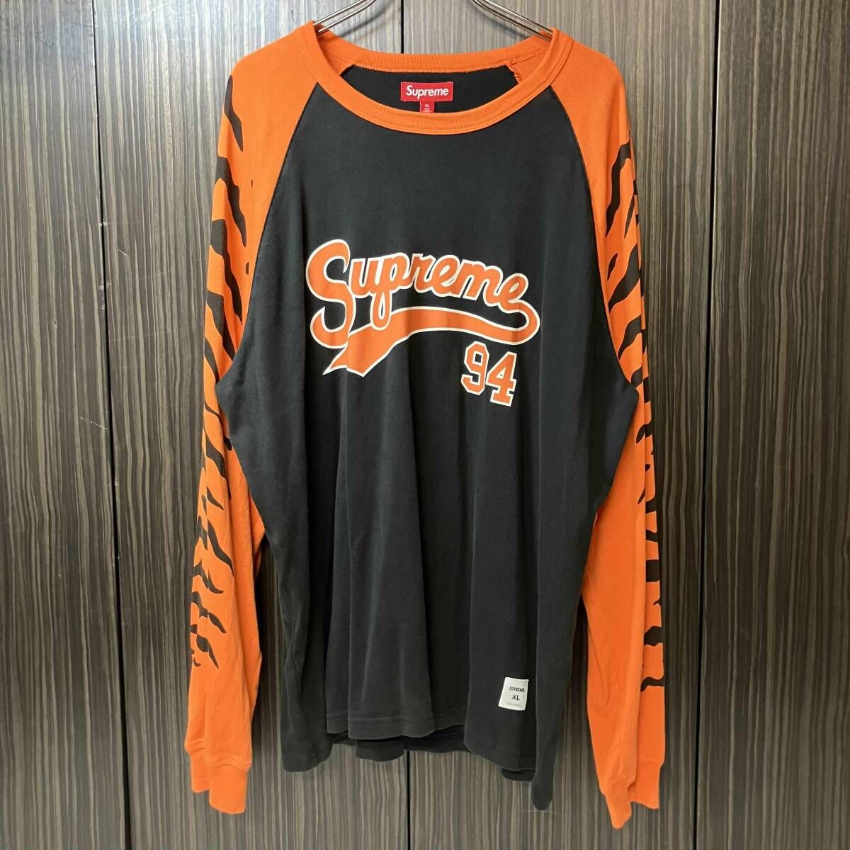 Supreme 長袖Tシャツ Tiger Ragoan L/S Top サイズXL オレンジ シュプリーム