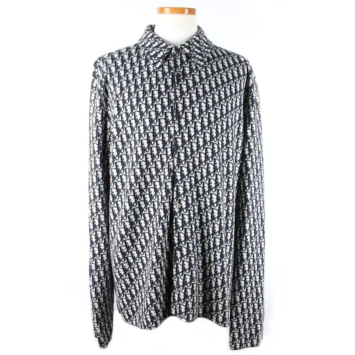 正規品/当日出荷 Dior オブリーク ニット シャツ ジャケット XL / 105