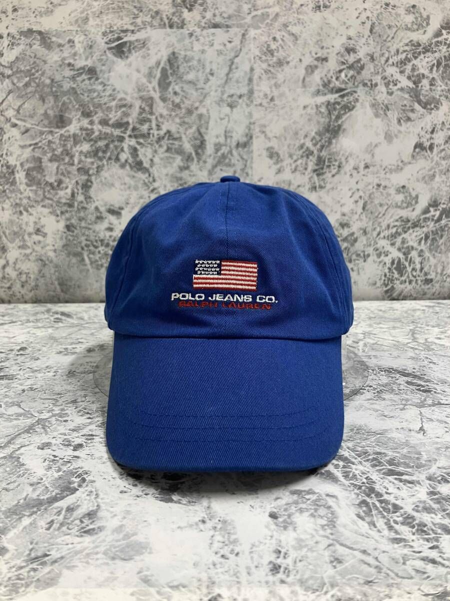 POLO RALPH LAUREN キャップ 星条旗 ブルー