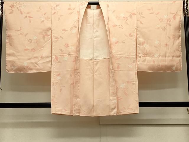 平和屋着物＃羽織　地紋起こし　枝花文　正絹　逸品　未使用　CABJ5532in
