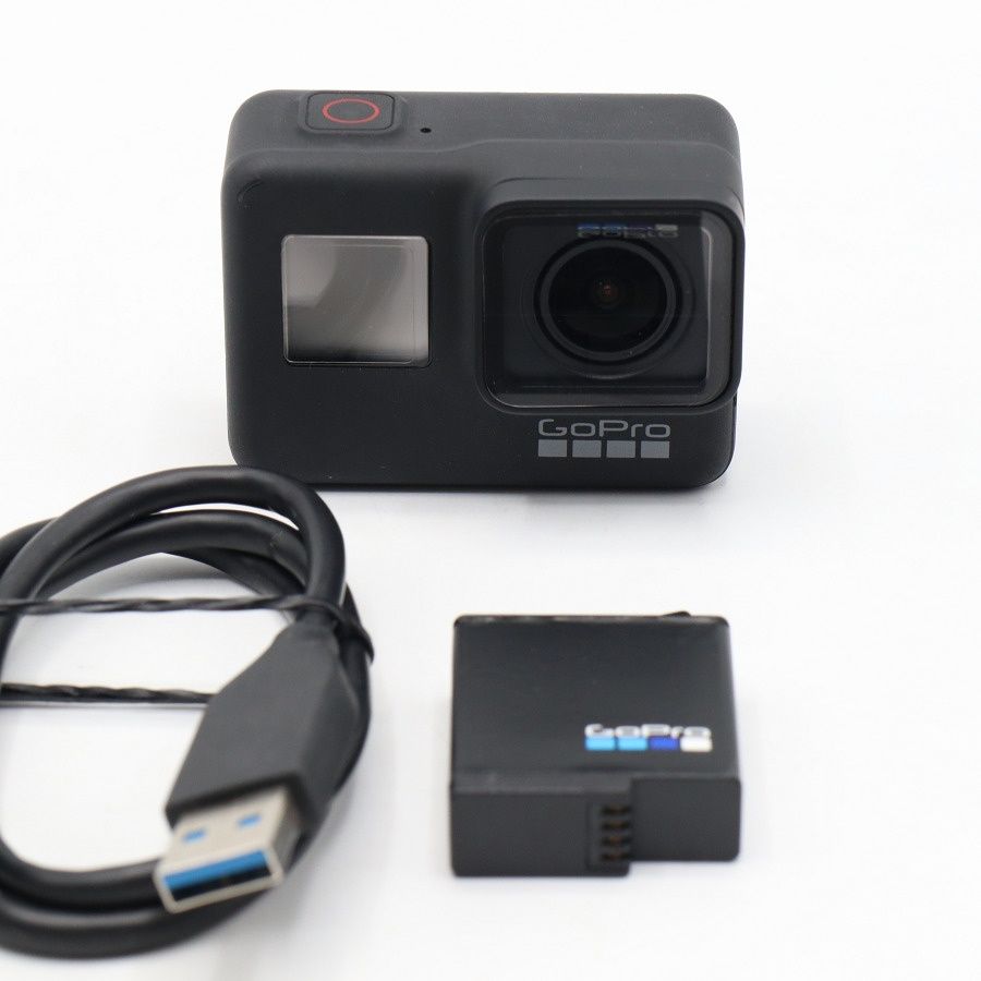 【美品】GoPro HERO7 BLACK CHDHX-701-FW ブラック ウェアラブル アクションカメラ ゴープロ ヒーロー7 本体
