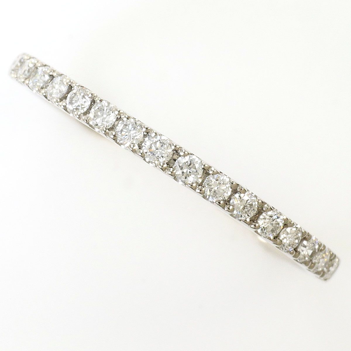 PT900/プラチナ リング・指輪 15号 ダイヤモンド 0.20ct 総重量約1.9g