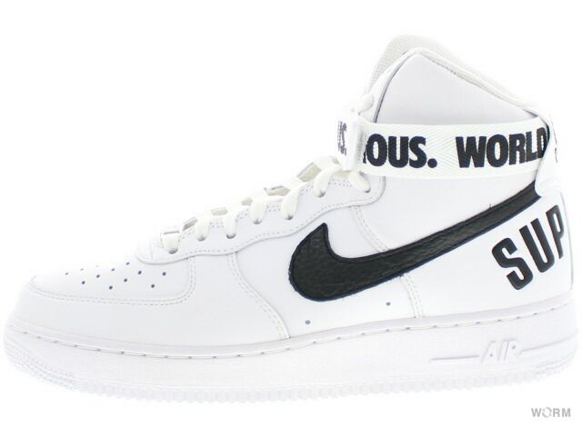 【US9】 NIKE AIR FORCE 1 HIGH SUPREME SP SUPREME 698696-100 【新古品】