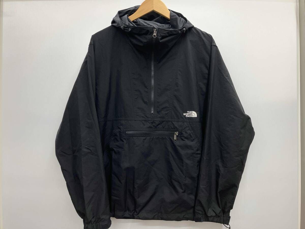 THE NORTH FACE ザ・ノース・フェイス NP22630 COMPACT ANORAK コンパクトアノラック ジャケット サイズL ブラック 黒 アウトドア 8,601円