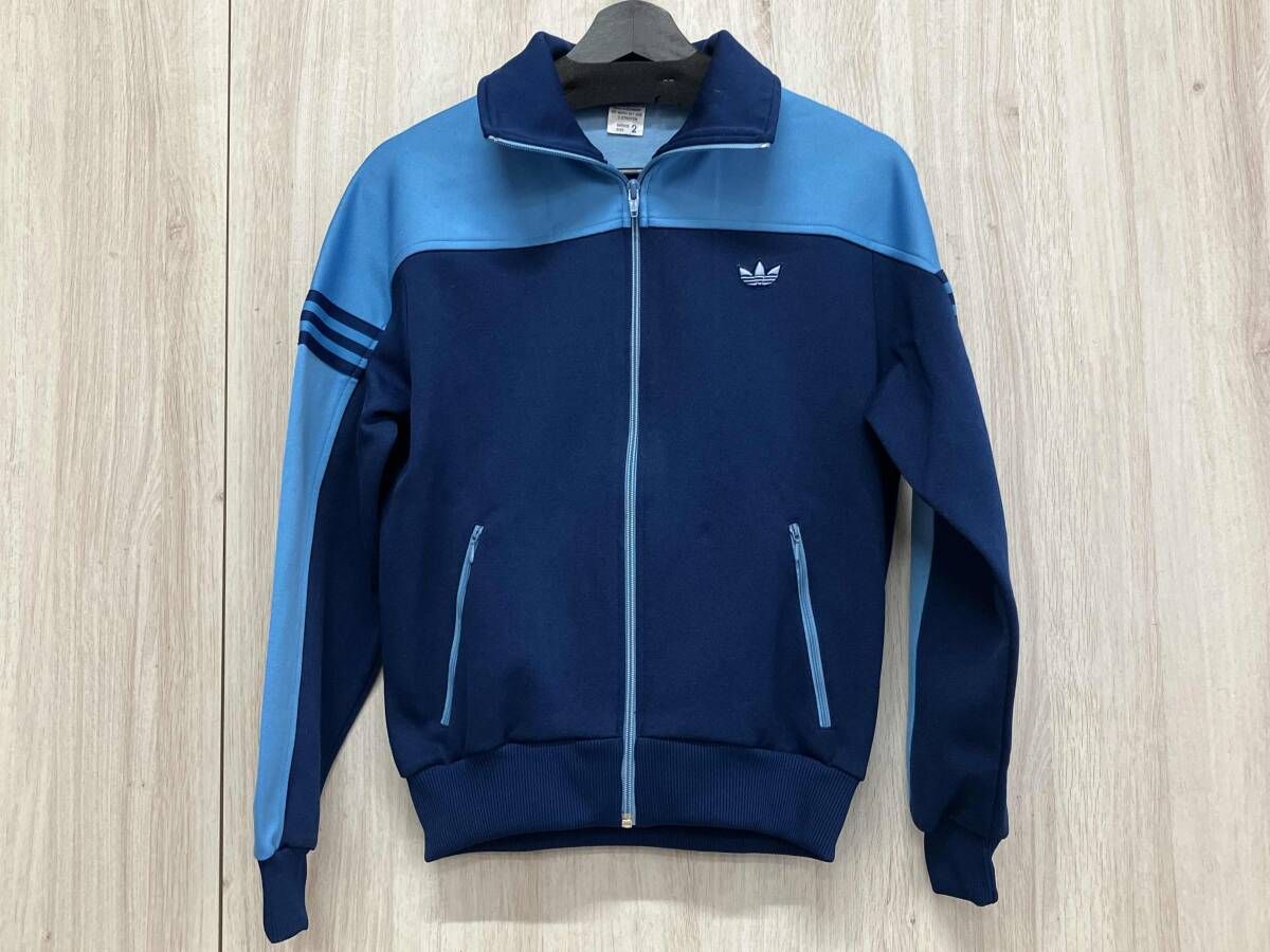 adidasアディダス ジャージ ATS-44F 古着 Mサイズ ネイビー