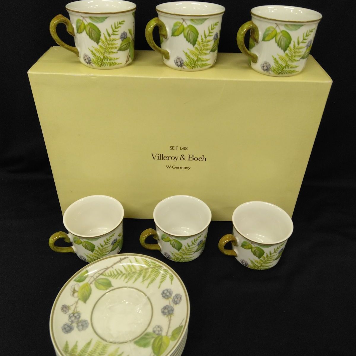 AC812 Villeroy&Boch Forsa カップ&ソーサー 廃盤 ヴィンテージ