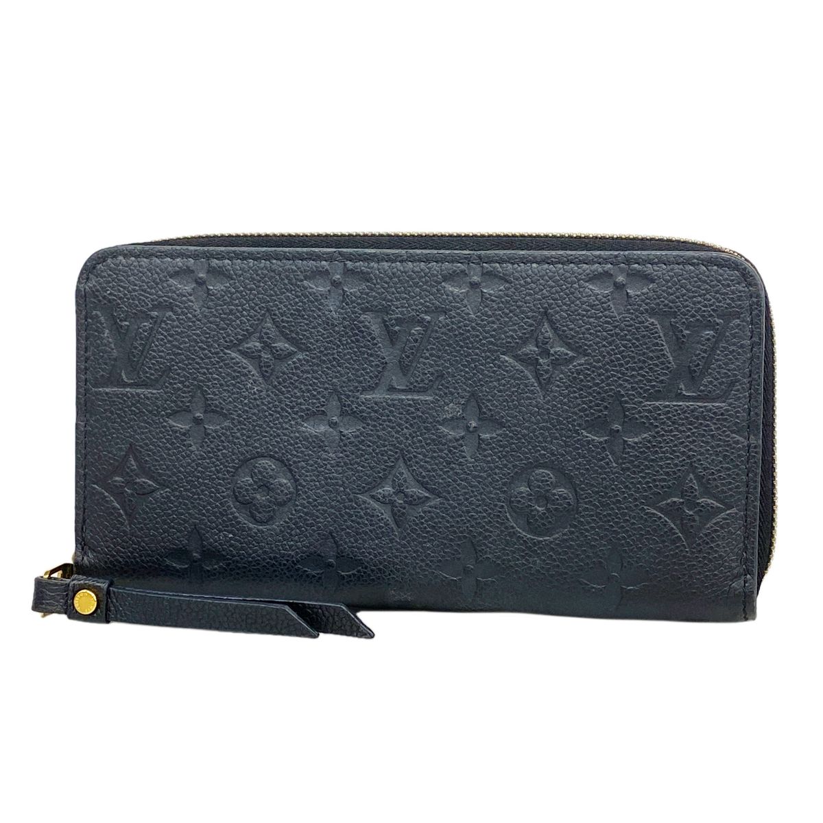 【6hd3126】ルイヴィトン 長財布 モノグラム・アンプラント ジッピーウォレット M61864 ノワール【中古】レディース