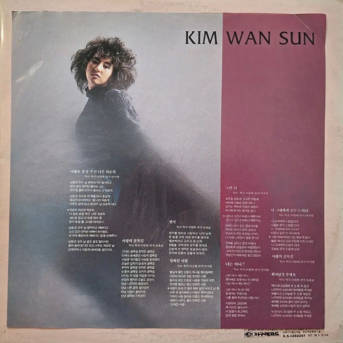 キム・ワンソン 88 LP