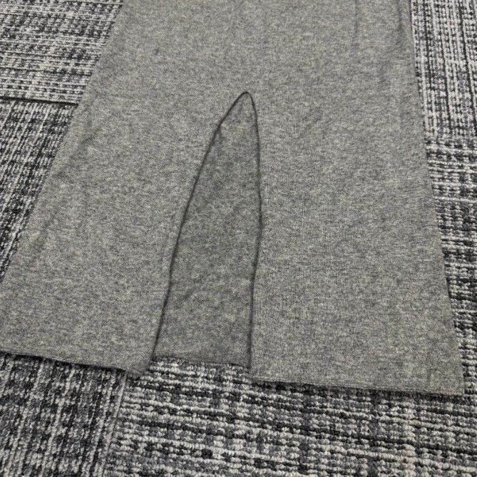 参考上代49,500円 未使用 PHEENY Cashmere silk skirt カシミヤ シルク スカート ニット ノースリーブ ワンピース フィーニー PA24-KT06 グレー F （2038MG）