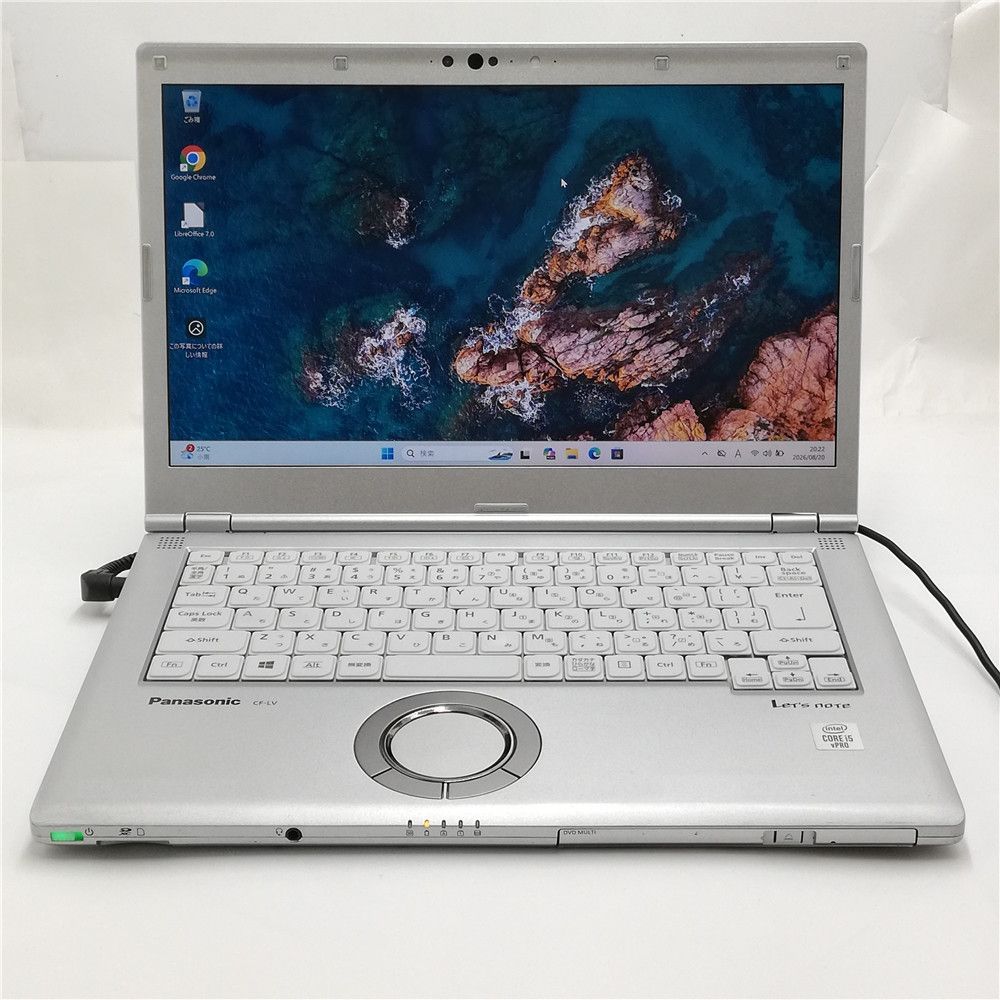 高性能 Wi-Fi有 パナソニック 中古ノートパソコン LV9RDAVS Core i5 10310U 8GB 256GB 高速SSD DVDマルチ 無線 Windows11 Office 即使用可