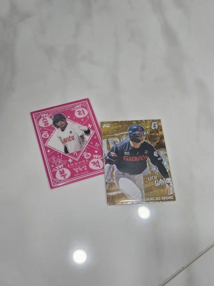 KBOプラス カード ロッテ・ジャイアンツ チャン・ドゥソン 勝利のお守り / ホロパラレル