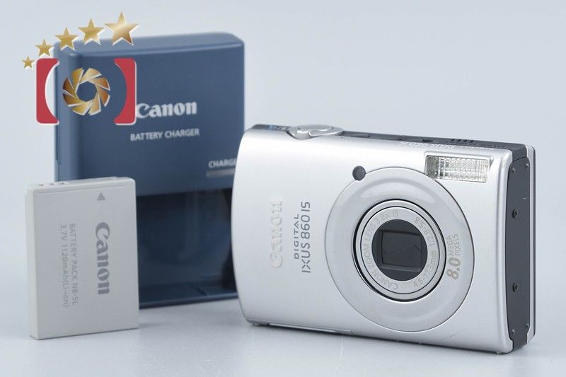 [중고] 캐논 캐논 디지털 IXUS 860 IS 실버 컴팩트 디지털 카메라 해외 에디션