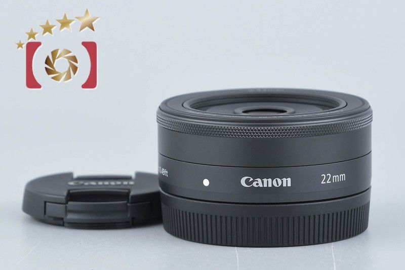 【中古】Canon キヤノン EF-M 22mm f/2 STM ブラック 14,256円