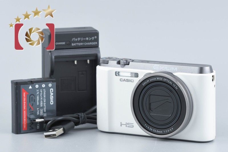[중고] 카시오 카시오 하이 스피드 엑실림 EX-ZR1100 화이트 컴팩트 디지털 카메라