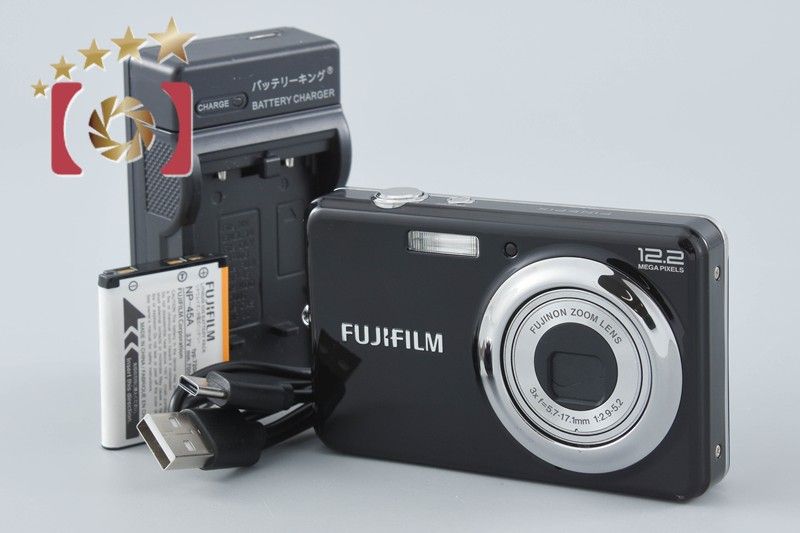 【中古】FUJIFILM 富士フイルム FINEPIX J30 ブラック コンパクトデジタルカメラ