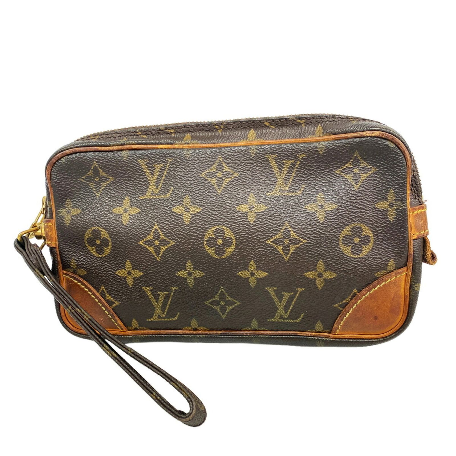 ルイ・ヴィトン(Louis Vuitton) ルイ・ヴィトン クラッチバッグ モノグラム マルリードラゴンヌPM M51827 ブラウンメンズ OP014690