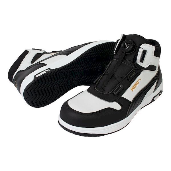 【新品・14営業日以内発送】PUMA プーマ 4051428120593 63．211．0 フロントコート BK DISC ミッド 黒 25．5cm【沖縄離島販売不可】