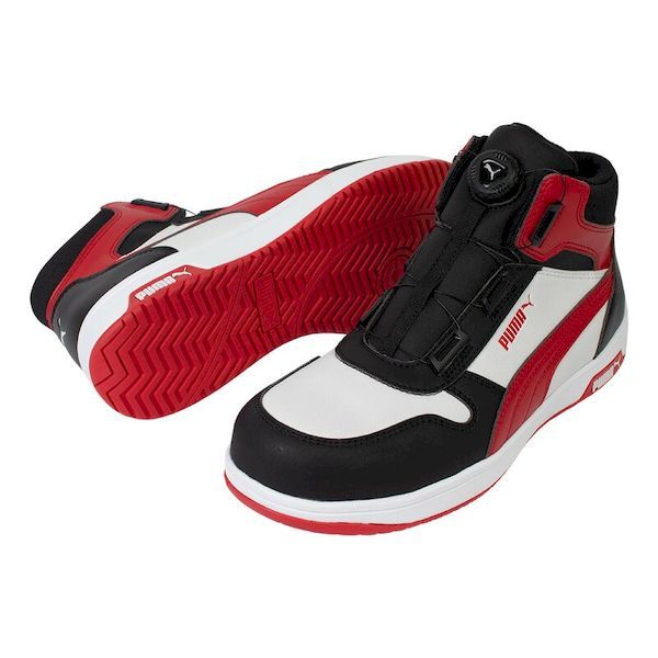 【新品・14営業日以内発送】PUMA プーマ 4051428120661 63．212．0 フロントコートBWR DISC MID ブラック／ホワイト 26．5cm【沖縄離島販売不可】