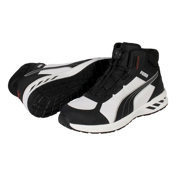 【新品・14営業日以内発送】PUMA プーマ 4051428143622 63．403．0 SPRINT 2．1 BK＆WH DISC MID 黒／白 25．5cm【沖縄離島販売不可】