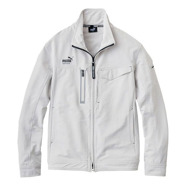 【新品・14営業日以内発送】PUMA プーマ 4518406530299 PW－3021A ワークジャケット シルバー M【沖縄離島販売不可】