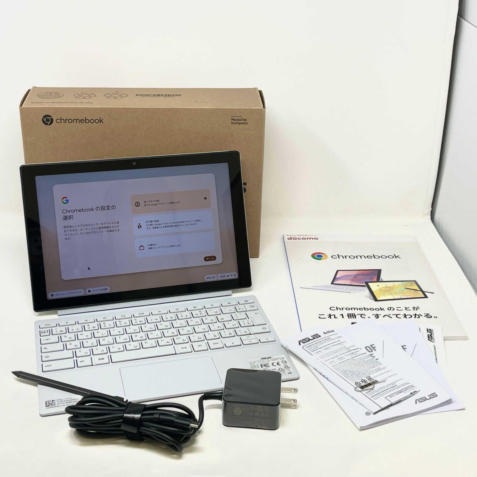 【美品】ASUS Chromebook CM3001DM2-R70171 タブレットPC