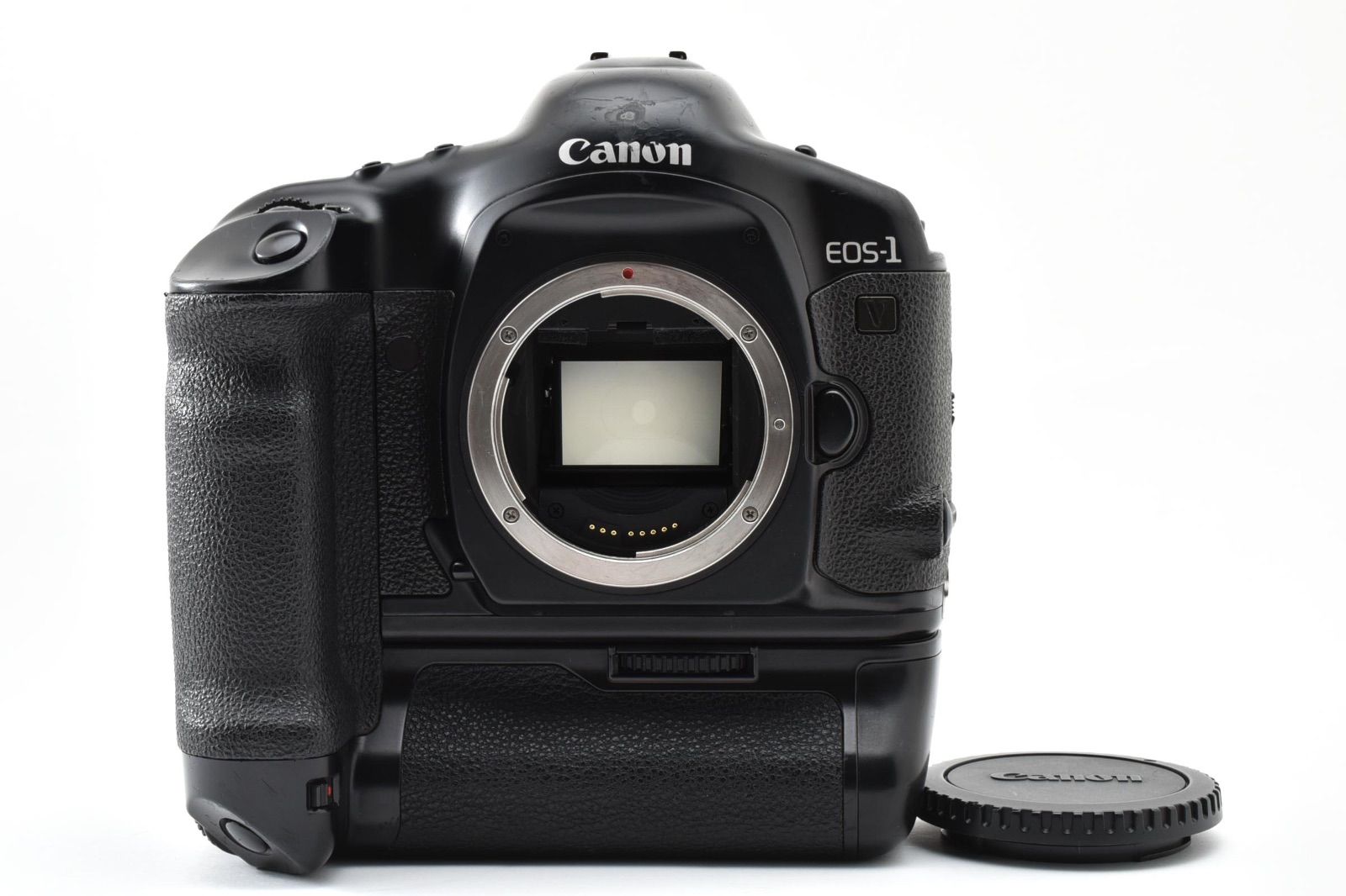 ★完動品★ Canon キャノン EOS-1V HS ボディ フィルム一眼レフカメラ PB-E2付き ＃4763