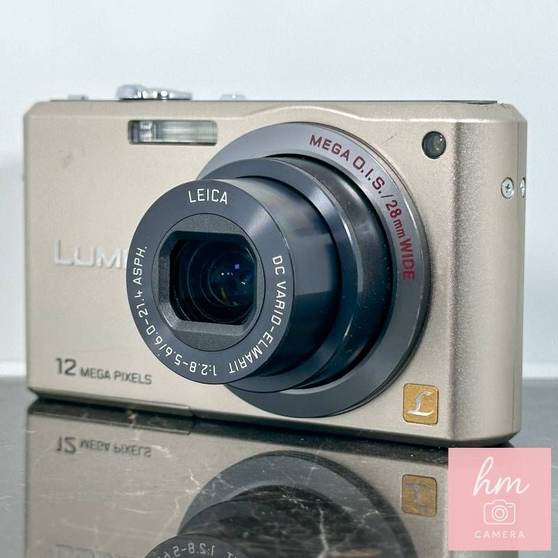 파나소닉 루믹스 DMC-FX100 미라지 골드 1220만 픽셀 옵티컬 3.6 X 줌 와이드 앵글 28mm 컴팩트 디지털 카메라 파나소닉 루믹스