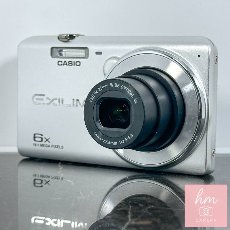 [Good Condition] CASIO EXILIM EX-Z900 Silver 16.10 Million Pixels Optical 6x Zoom Wide Angle 26mm HD Video Compact Digital Camera Casio Exilim