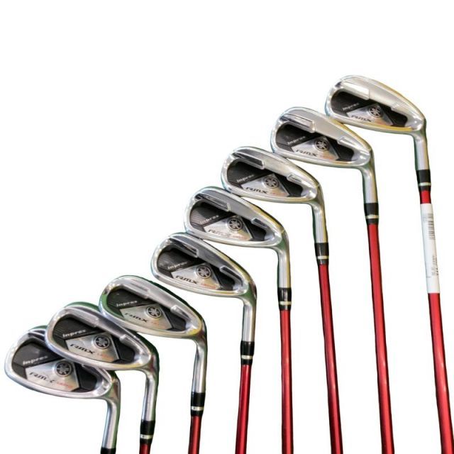 【中古】 ヤマハ inpres RMX UD+2 9S アイアンセット IR BASSARA FS50 (フレックスR) メンズ 男性用 右利き 右用 Cランク ゴルフクラブ