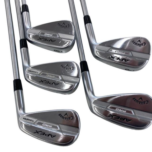 【中古】 キャロウェイ APEX PRO(2021) 6S アイアンセット IR リシャフト (フレックスその他) メンズ 男性用 右利き 右用 Cランク ゴルフクラブ