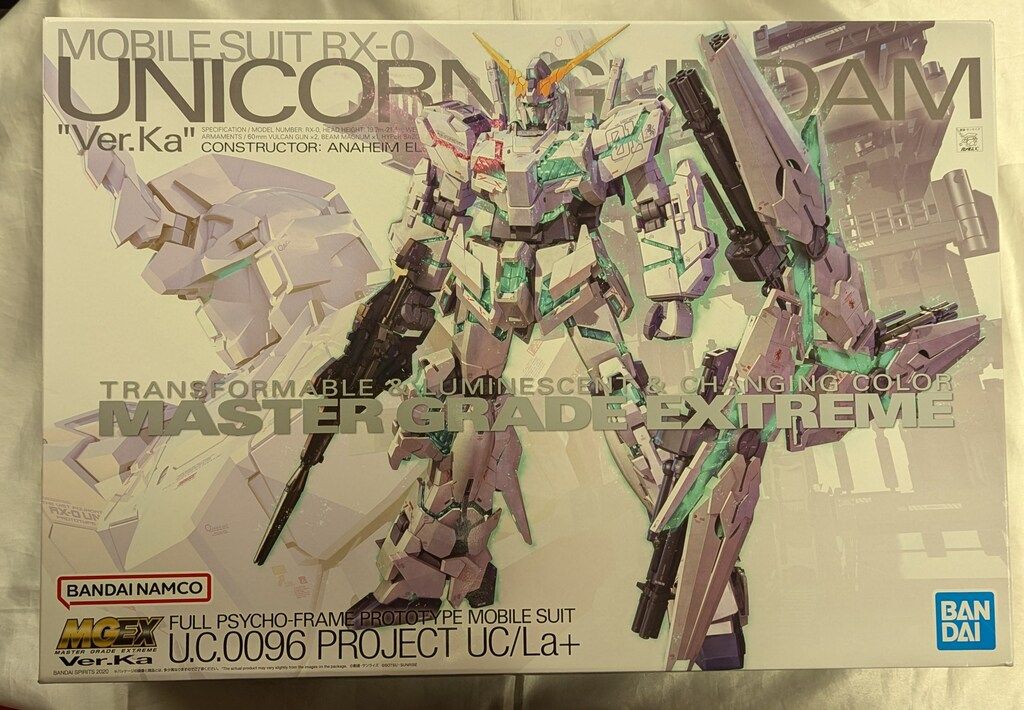 BANDAI SPIRITS MGEX 1/100 バンダイナムコ版 ユニコーンガンダム Ver.Ka